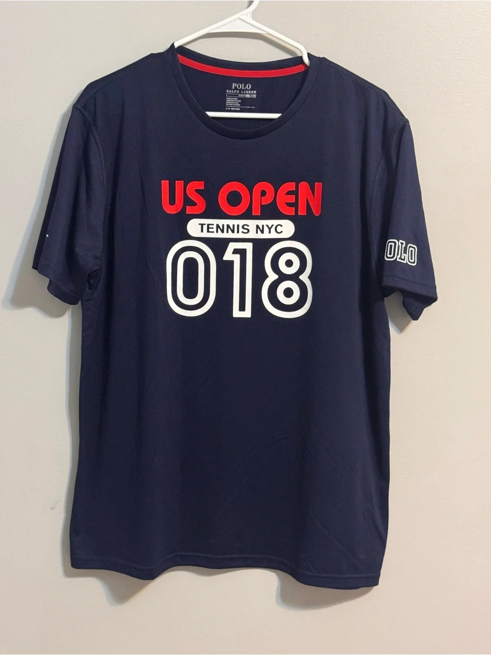 Polo Ralph Lauren Performance US Open Tennis NYC 018 Graphic Shirt Men’s L